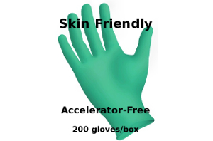 SemperSure Green Nitrile Exam Gloves